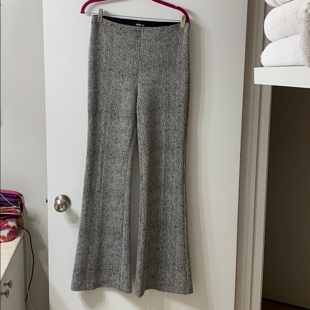 Express Stretch Knit Flare Pants